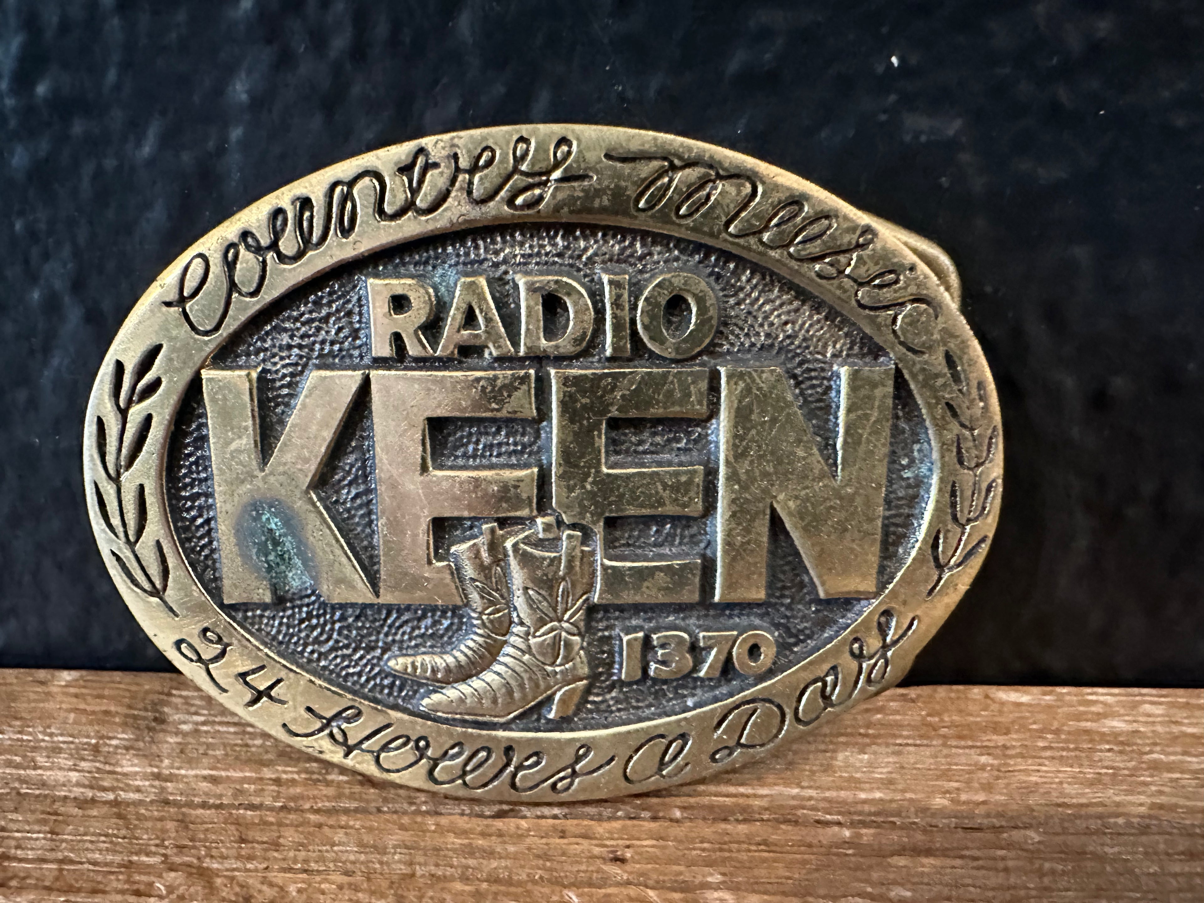 Radio Keen Belt Buckle