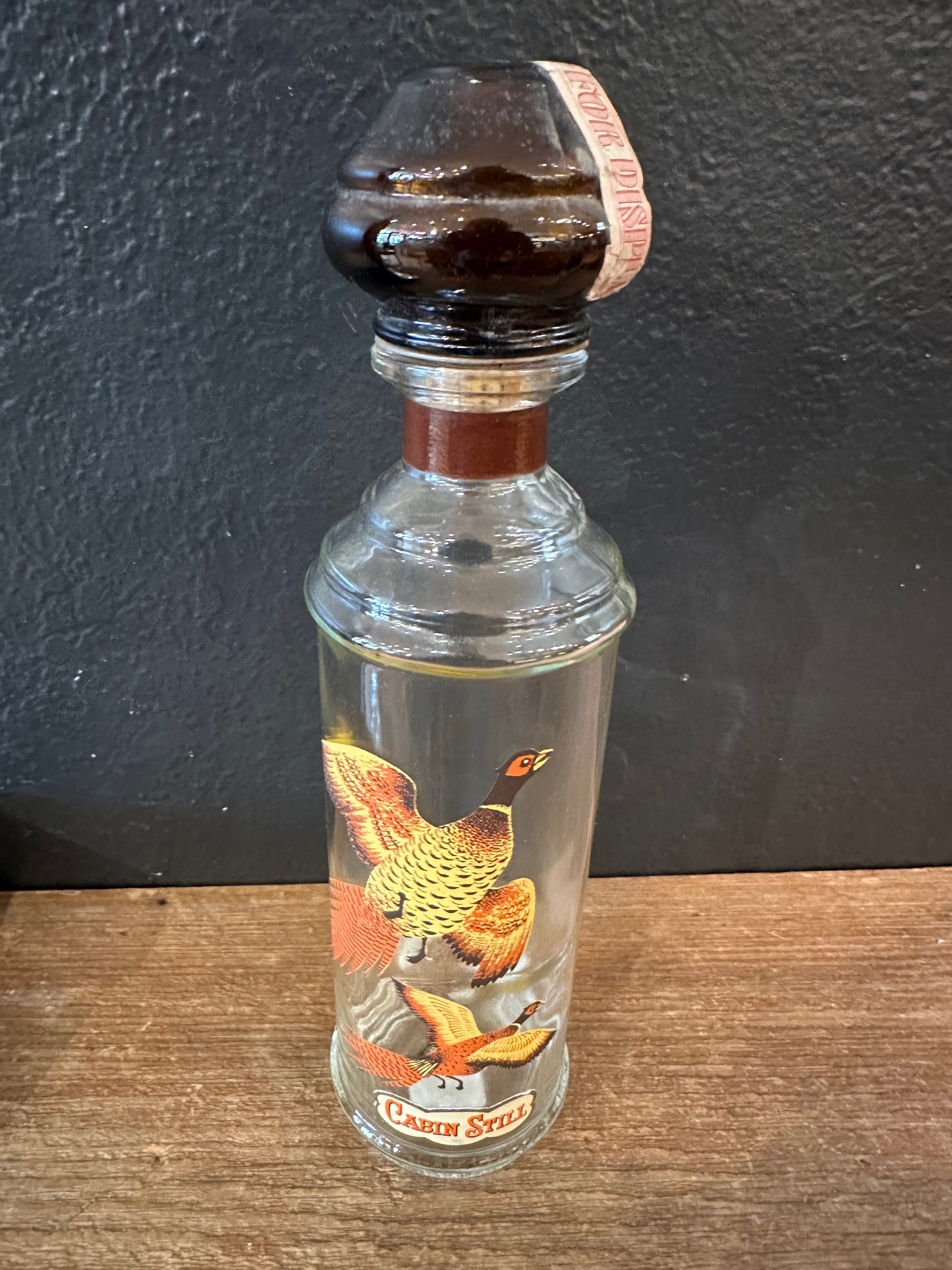 Vintage Pheasant Themed Decanter