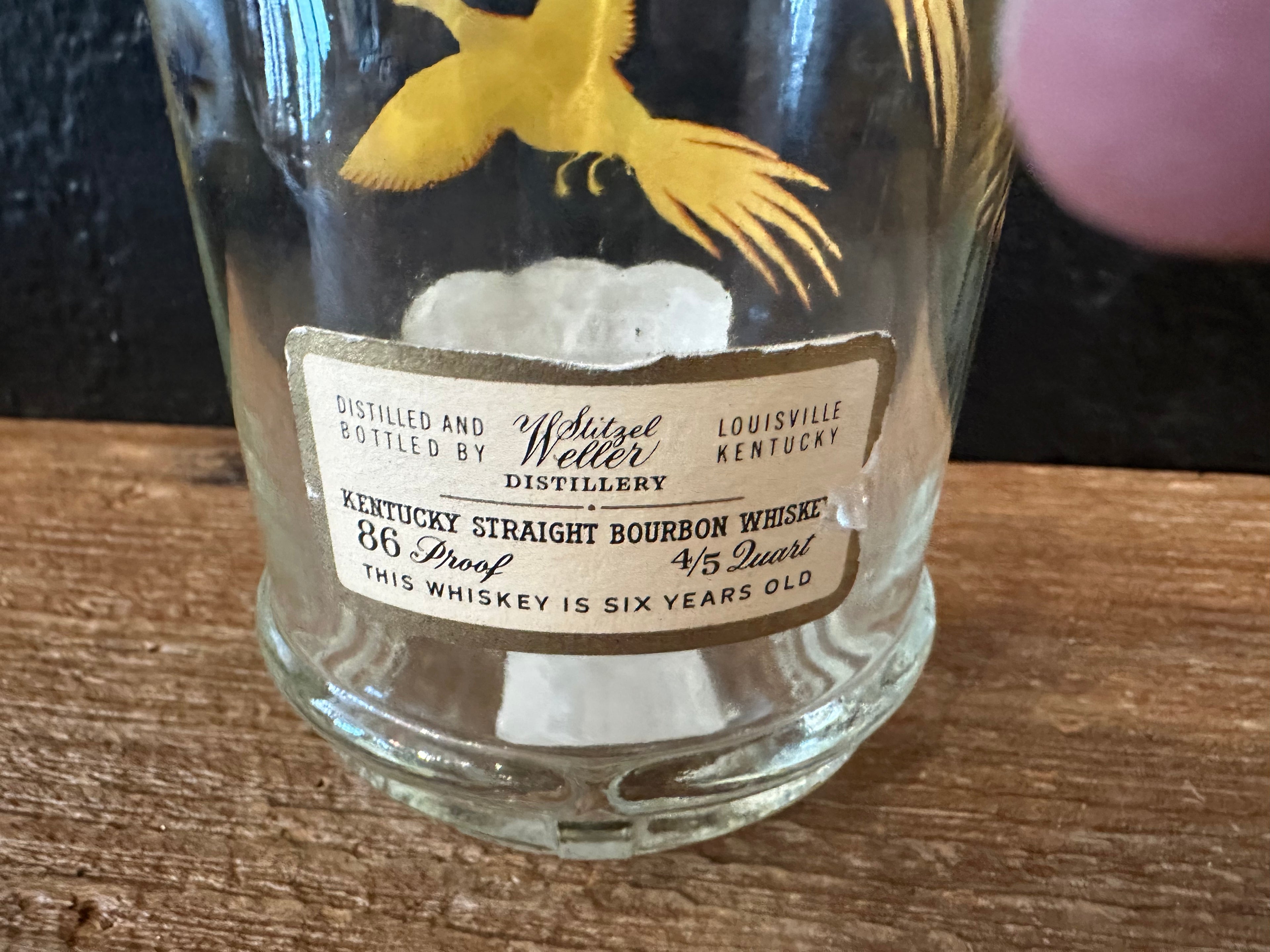 Vintage Pheasant Themed Decanter