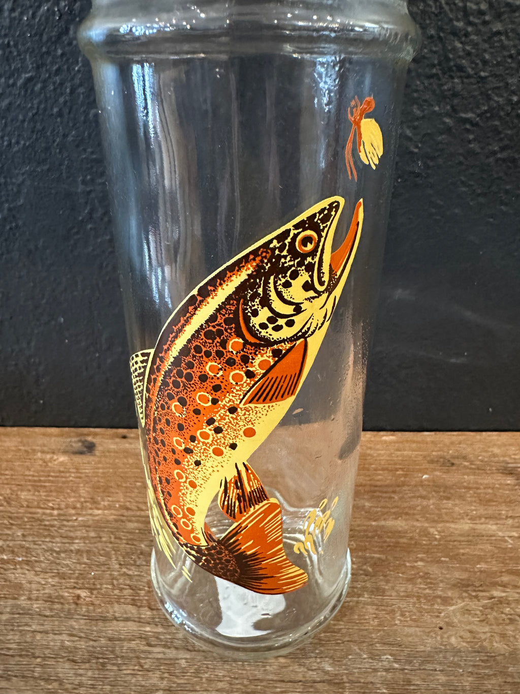 Vintage Trout Themed Decanter