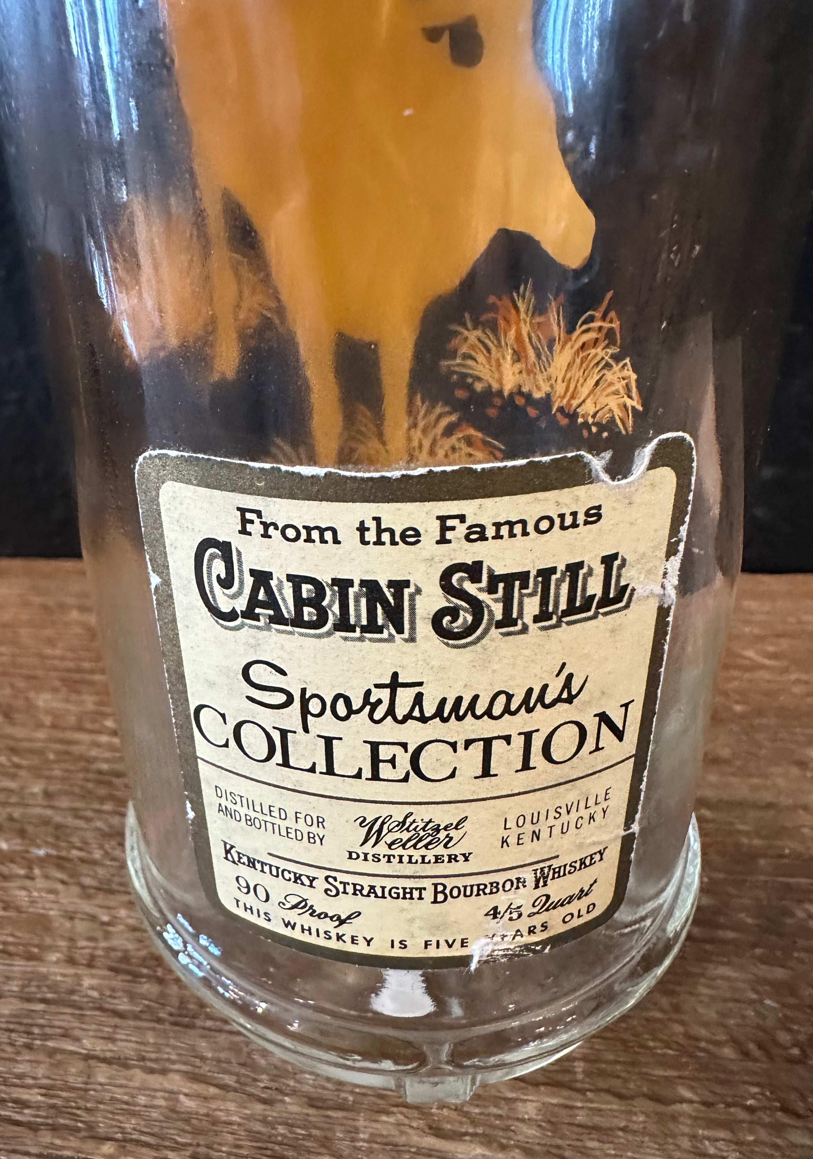 Vintage Whitetail Deer Themed Decanter