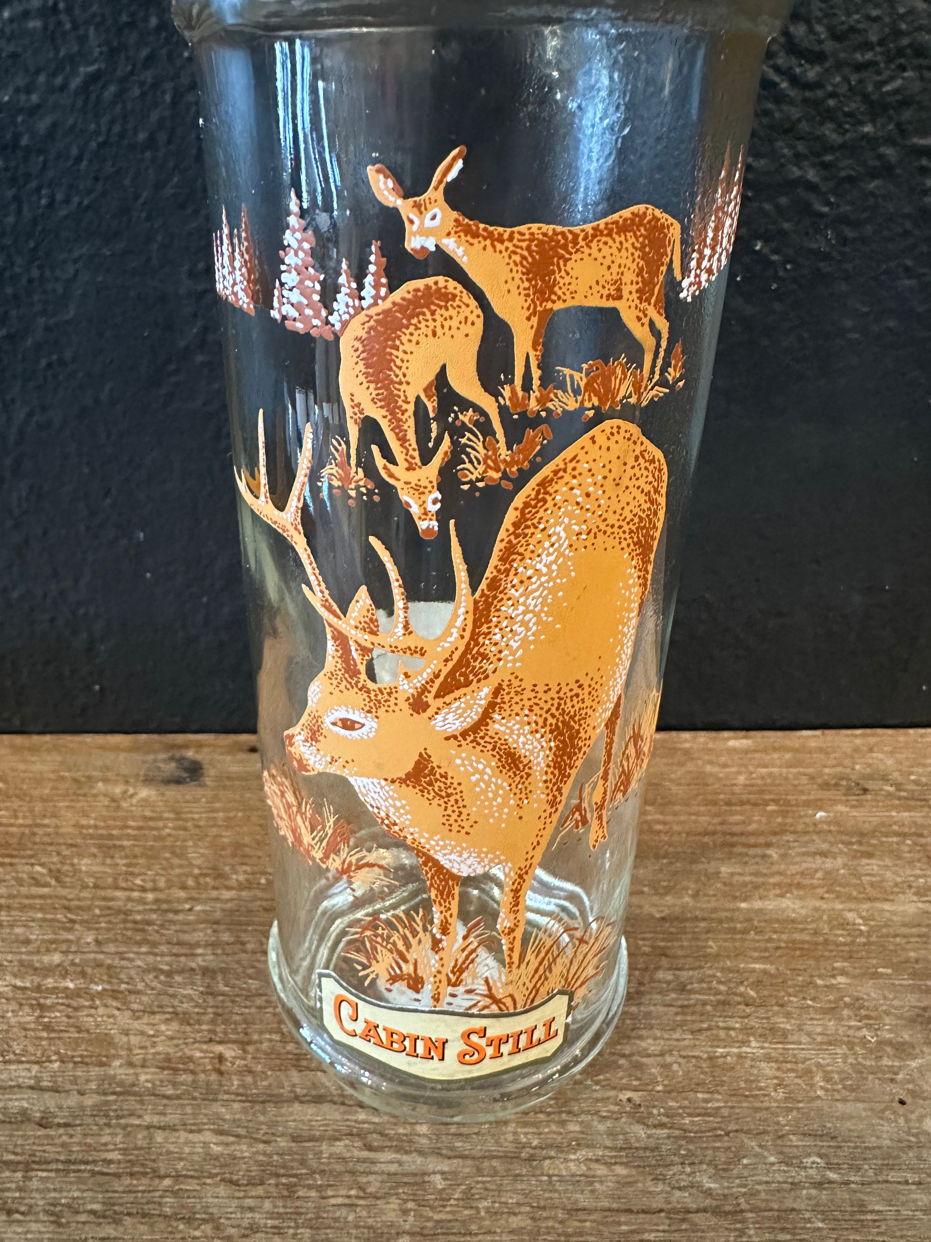 Vintage Whitetail Deer Themed Decanter