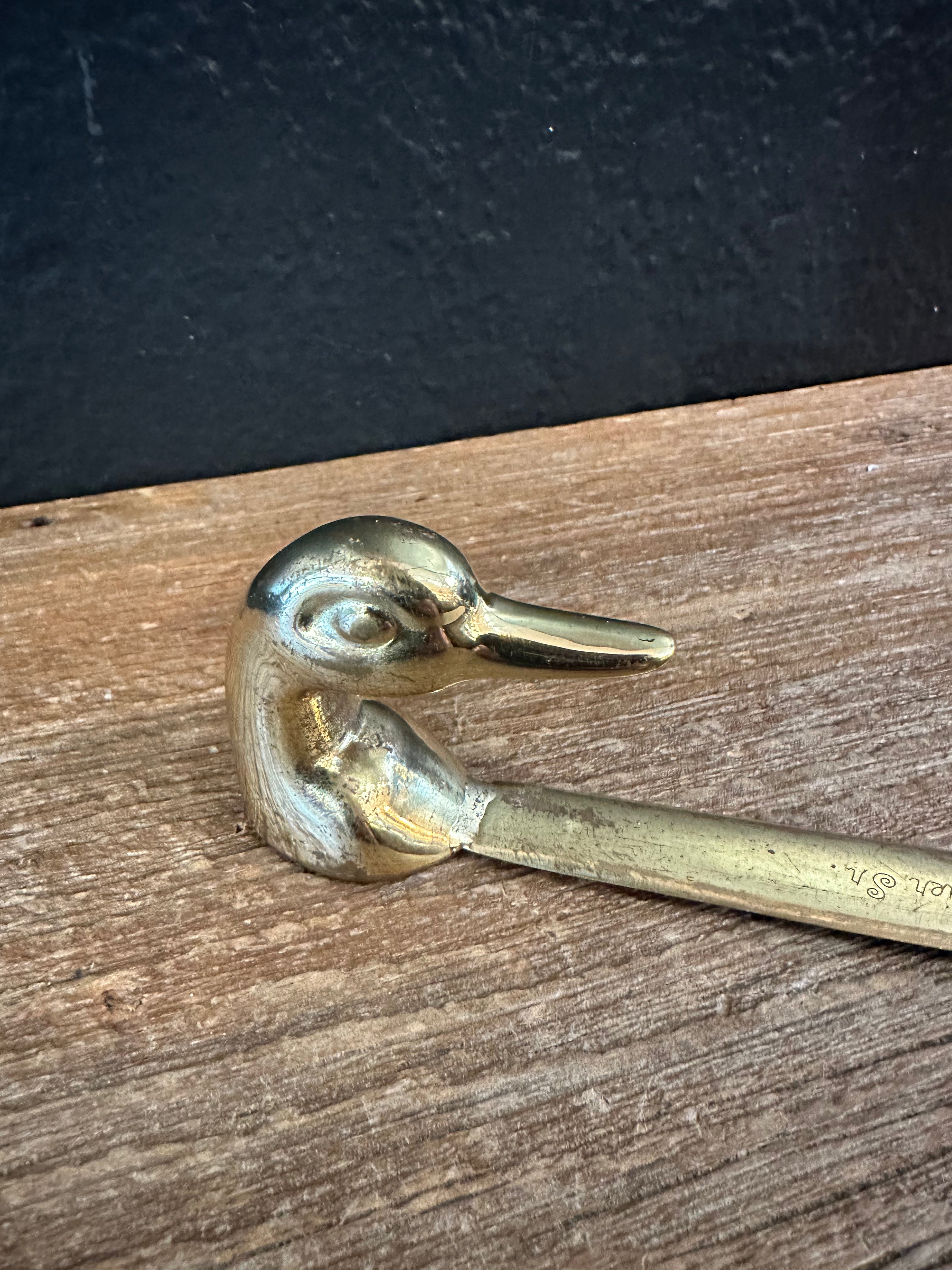 Brass Duck Letter Opener