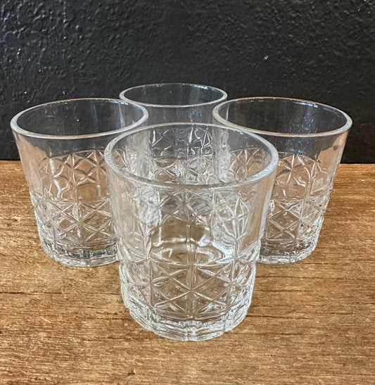 Uptown Bar Double Old Fashioned Glasses | Set Of Four