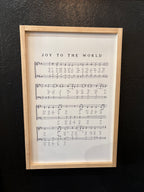 Joy to the World Hymn Sign