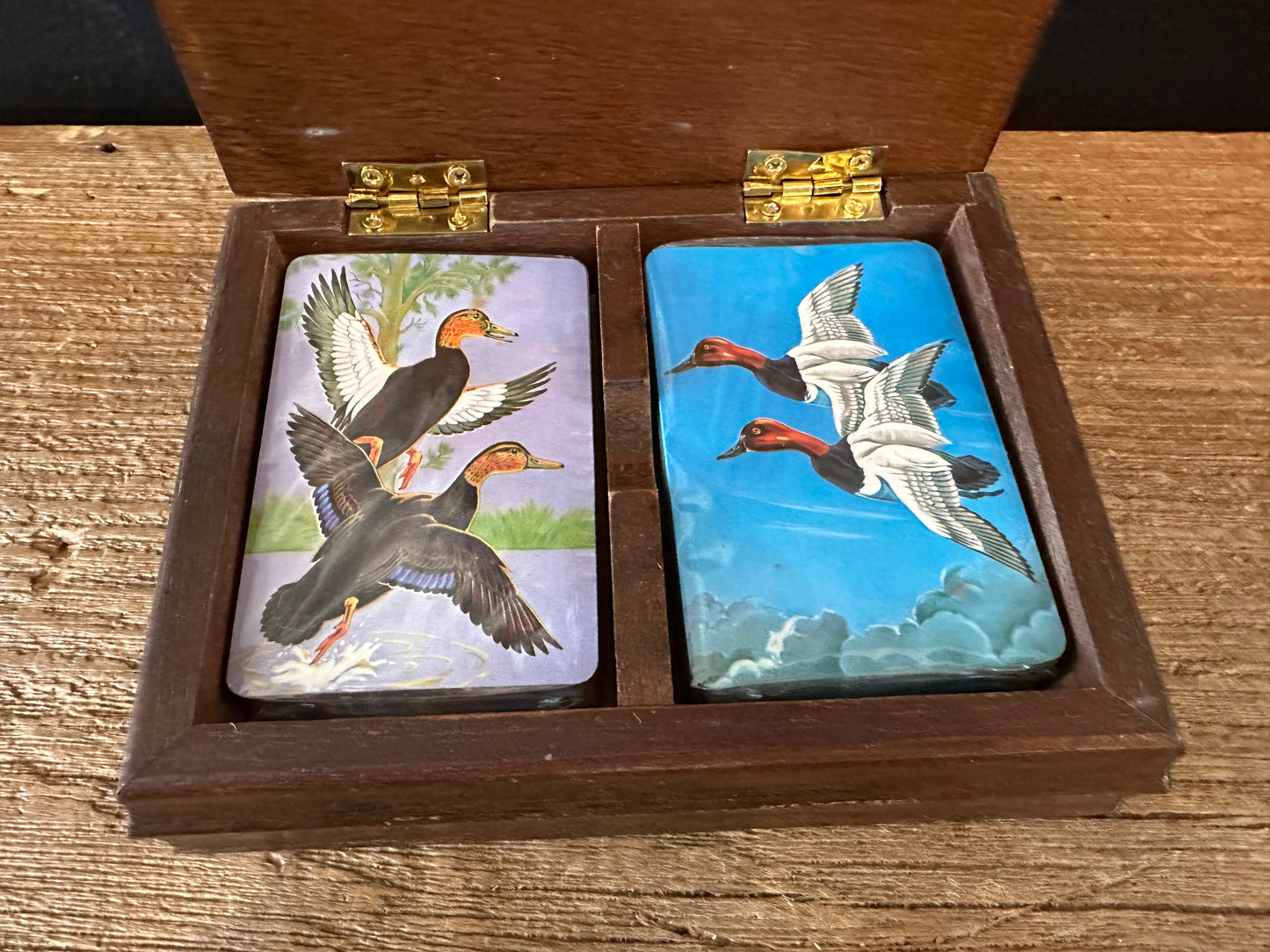 Duck Themed Playing Card Caddy