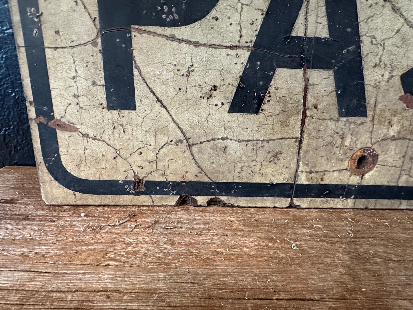 Vintage Do Not Pass Road Sign | SALE