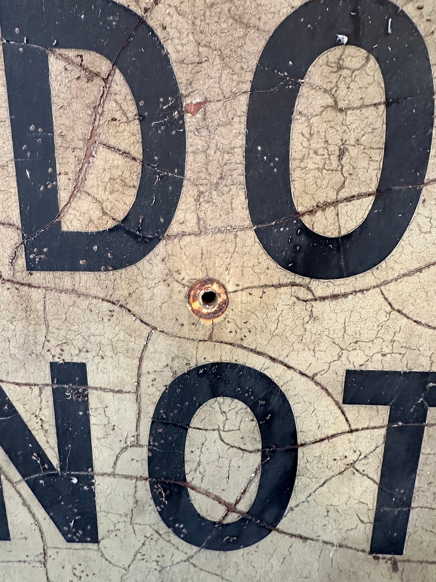Vintage Do Not Pass Road Sign | SALE