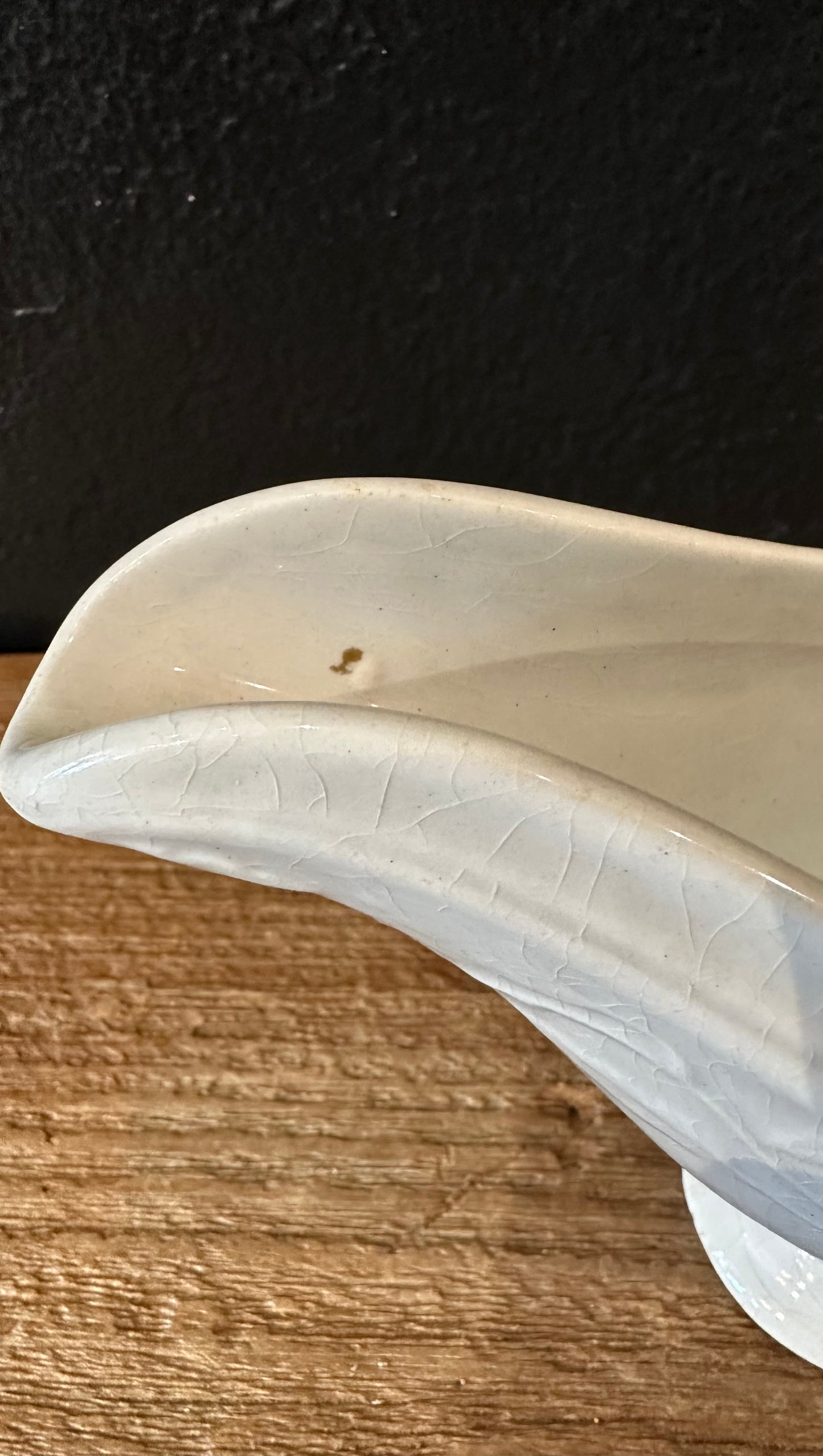Antique Ironstone Gravy Boat