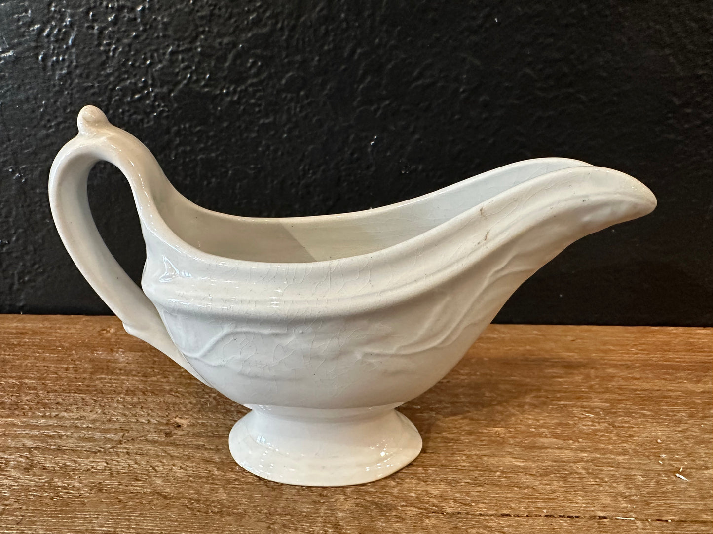Antique Ironstone Gravy Boat