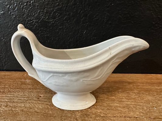 Antique Ironstone Gravy Boat