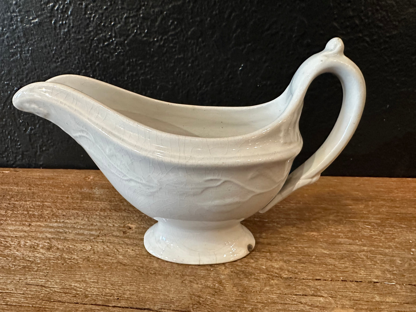 Antique Ironstone Gravy Boat
