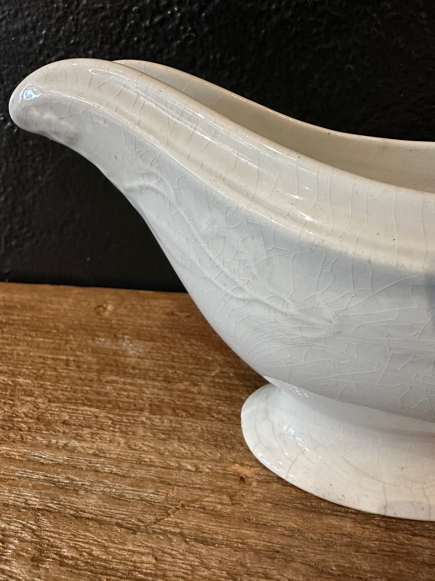 Antique Ironstone Gravy Boat