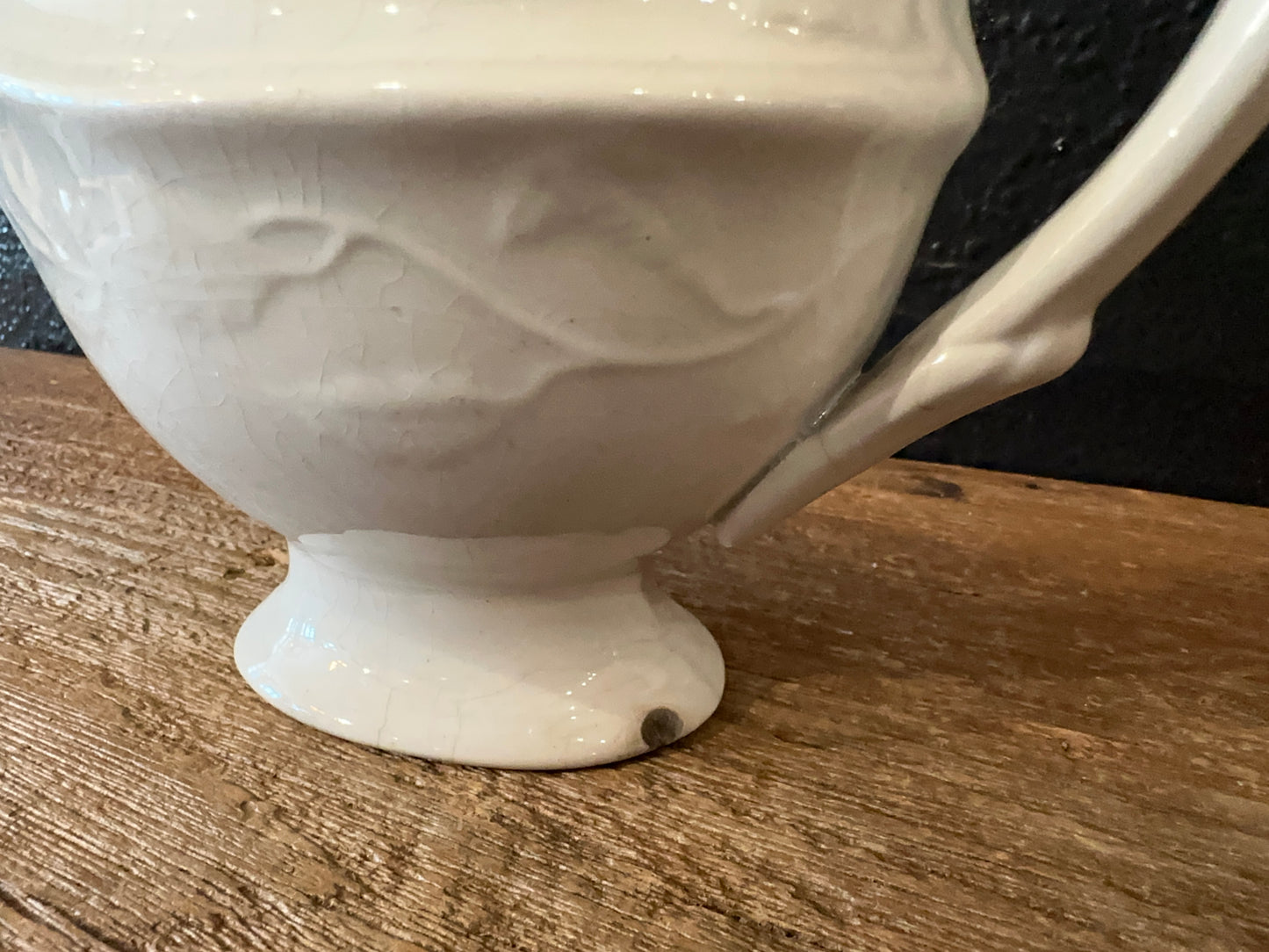 Antique Ironstone Gravy Boat