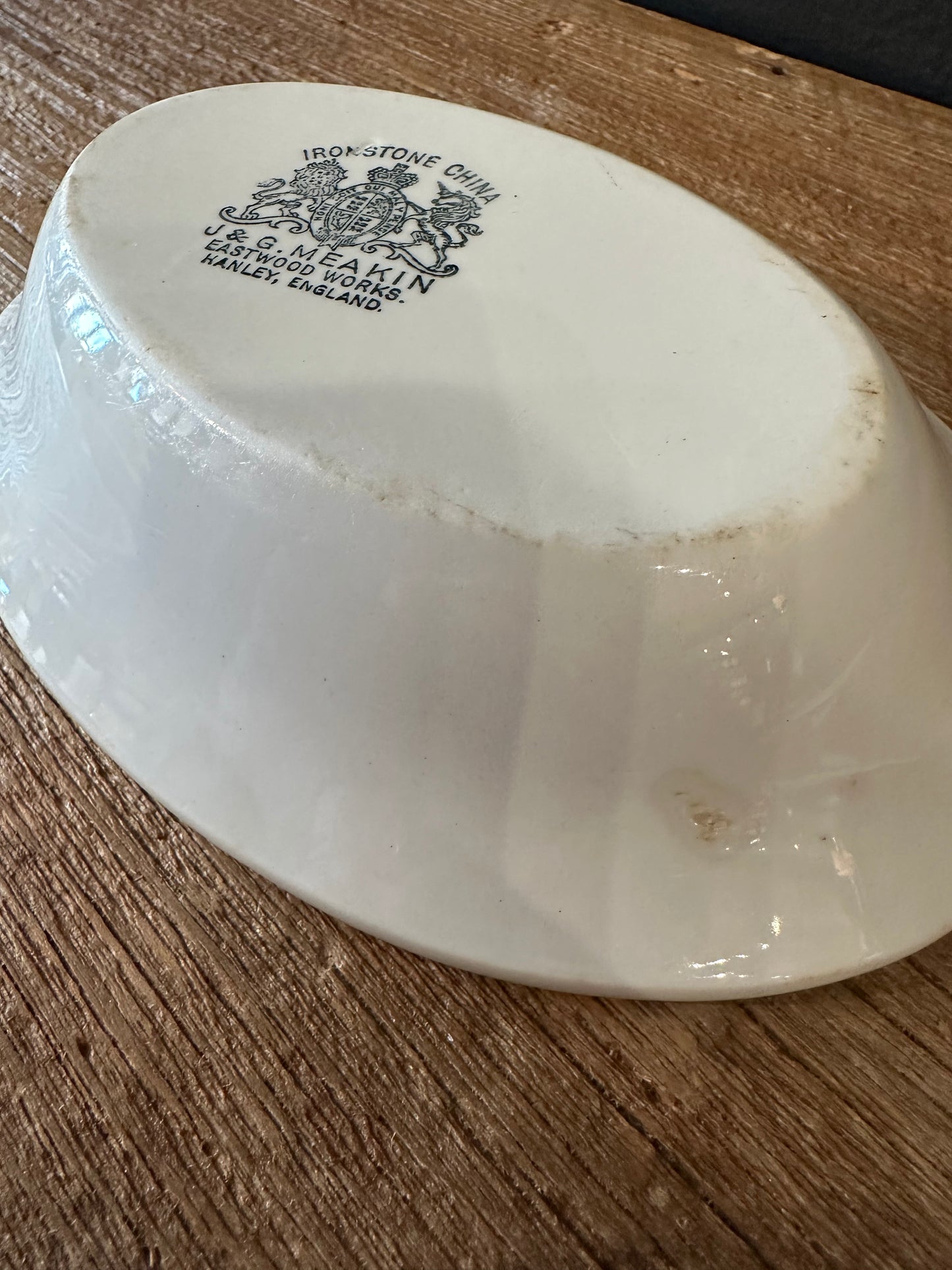 Ironstone Oval Serving Dish