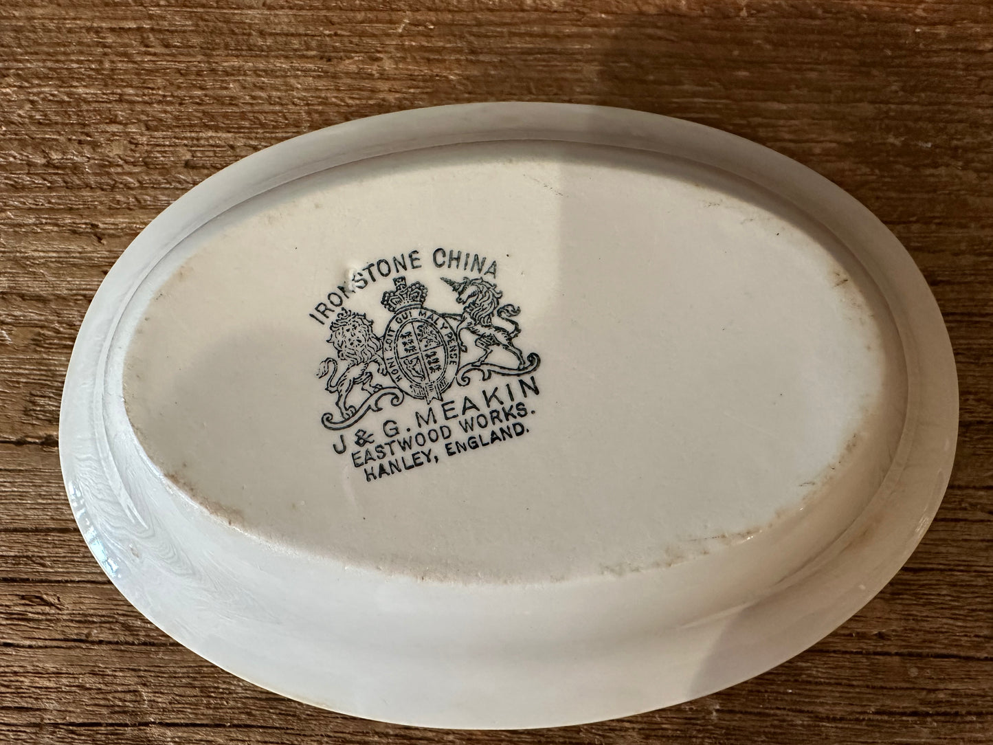 Ironstone Oval Serving Dish