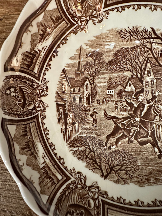 J&G Meakin Paul Revere Bowl