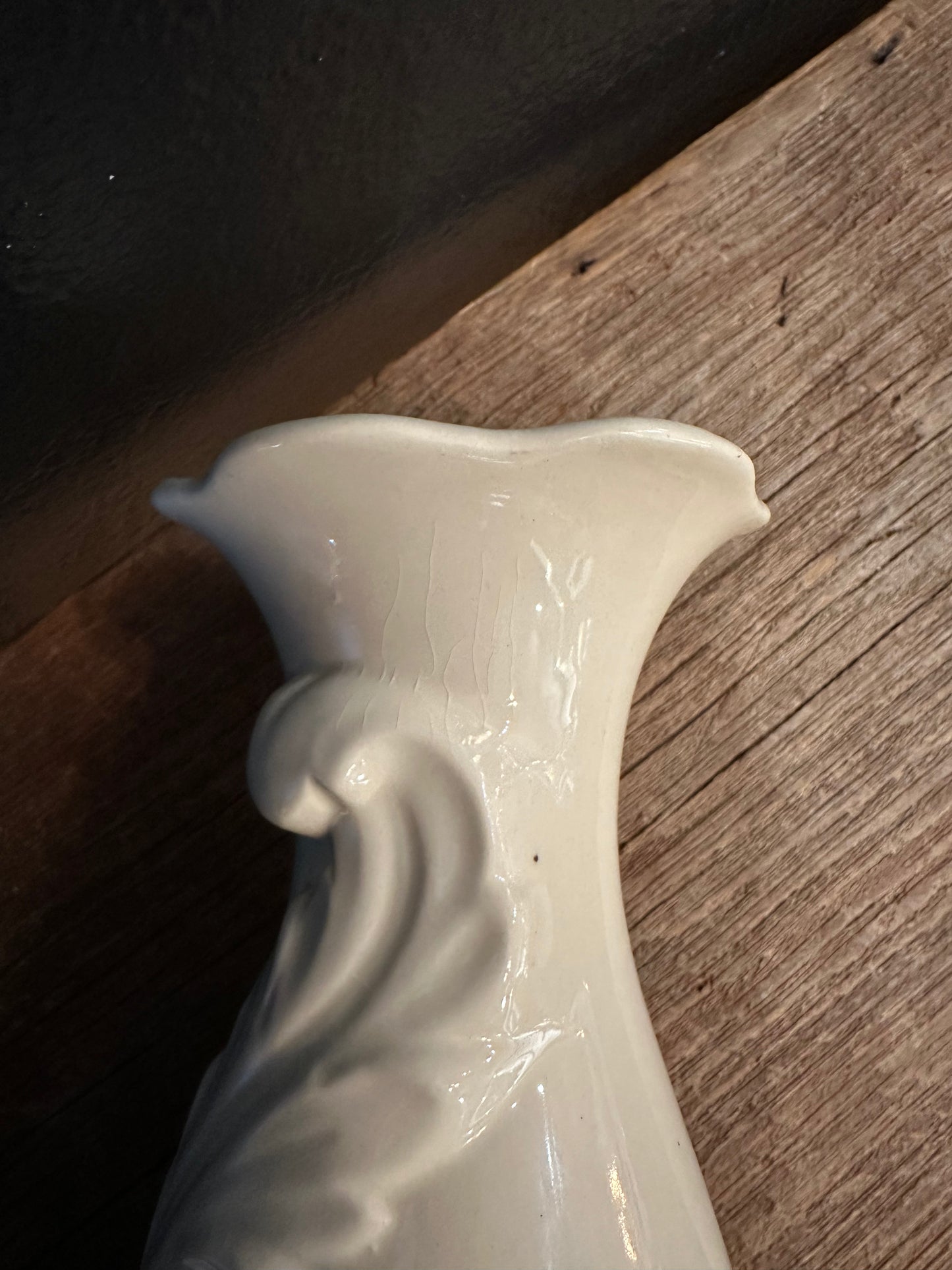 Vintage USA Creamy White Vase