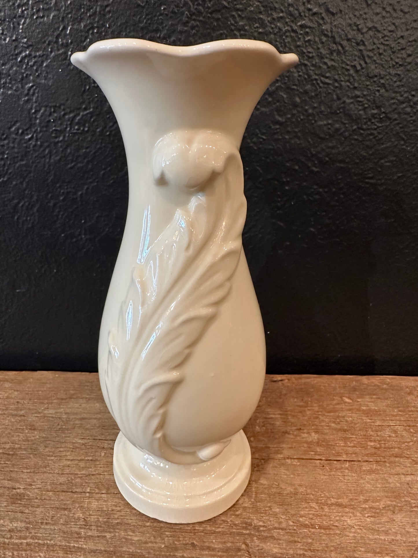Vintage USA Creamy White Vase