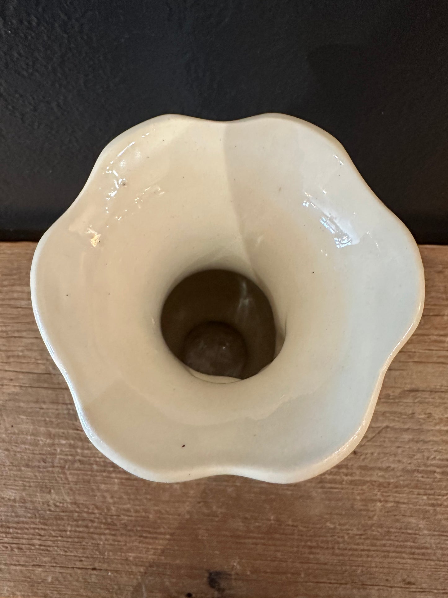 Vintage USA Creamy White Vase