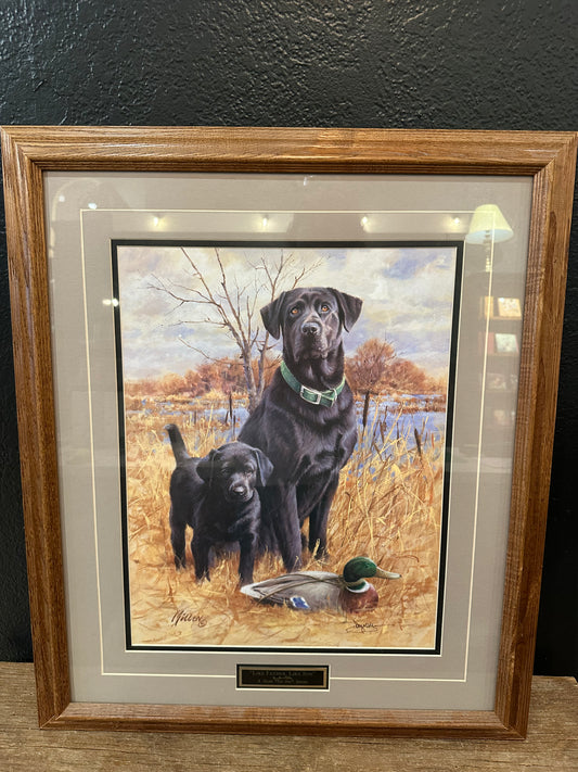 “Like Father Like Son” Framed Signed Print