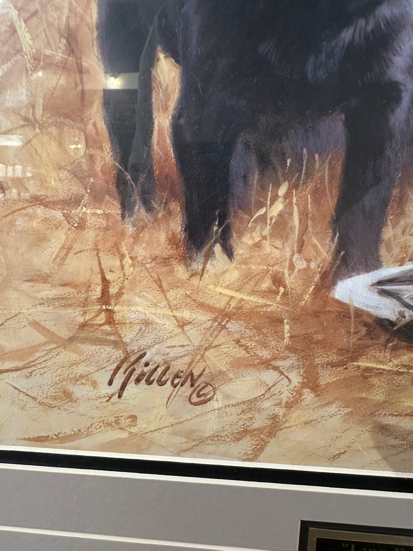“Like Father Like Son” Framed Signed Print