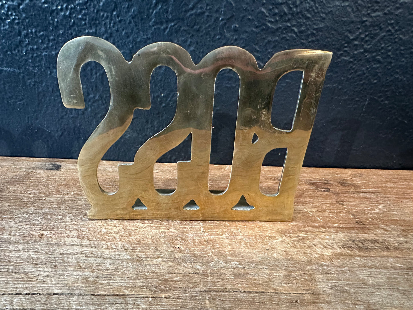 Brass “Boss” Book Ends