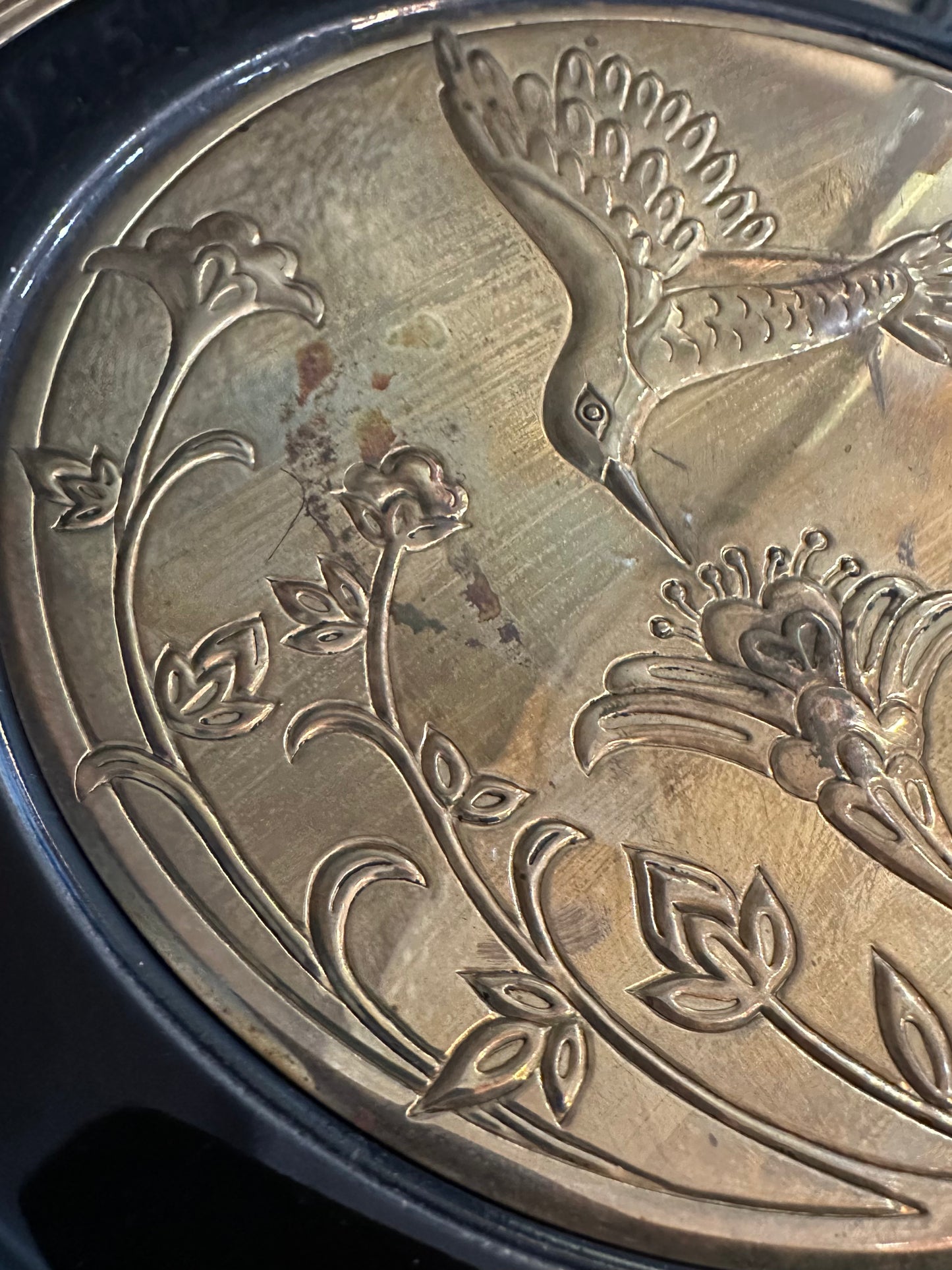 Vintage Hummingbird Trivet/Plaque