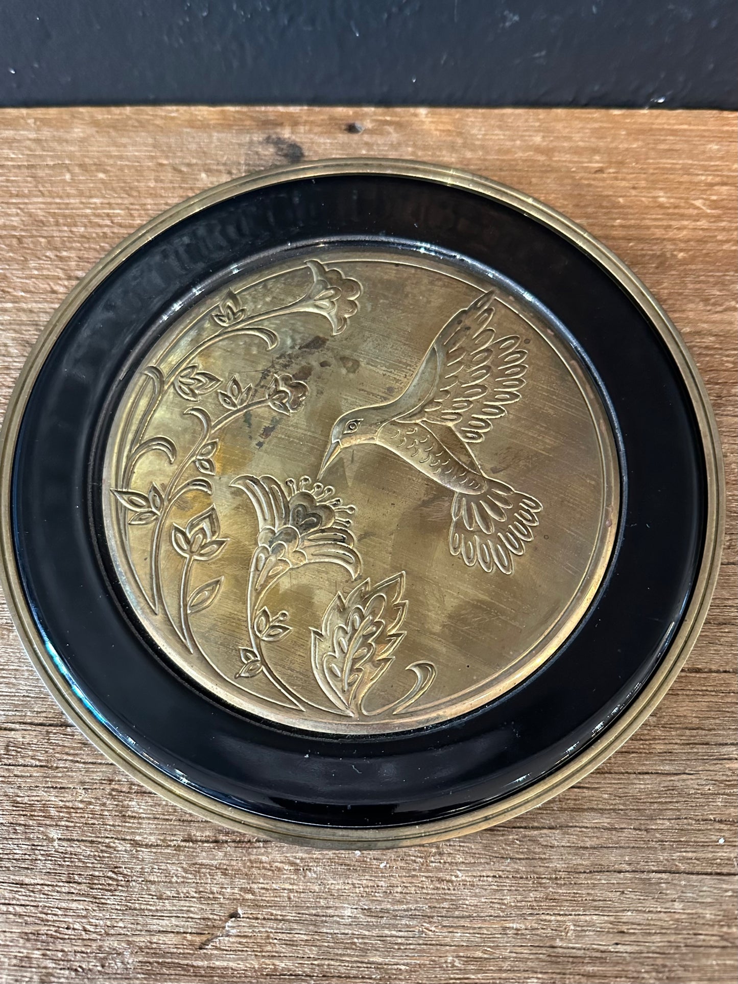 Vintage Hummingbird Trivet/Plaque