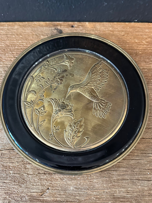 Vintage Hummingbird Trivet/Plaque
