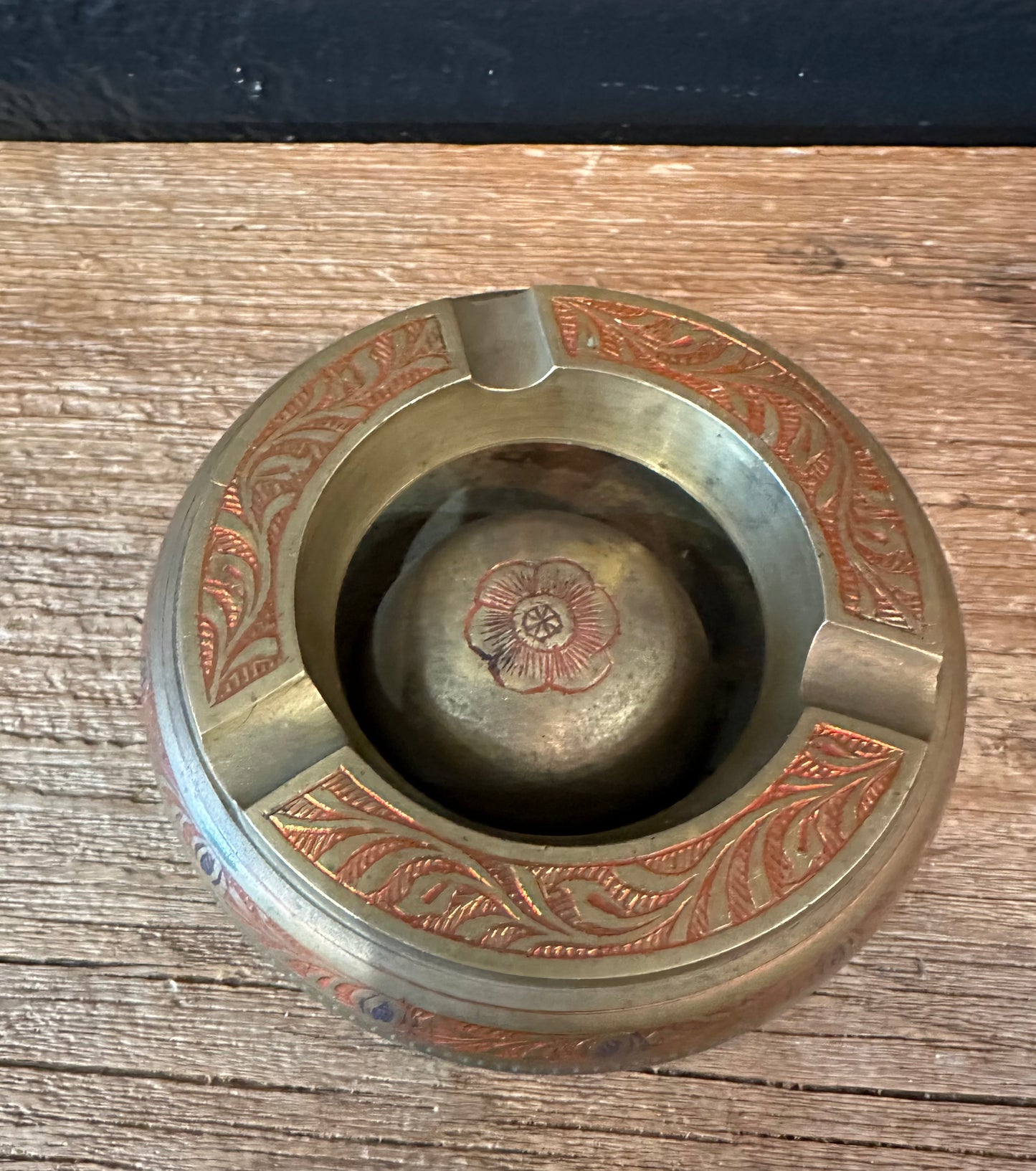 Vintage Brass Ashtray