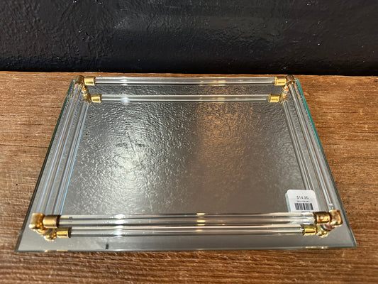 Vintage Mirrored Tray