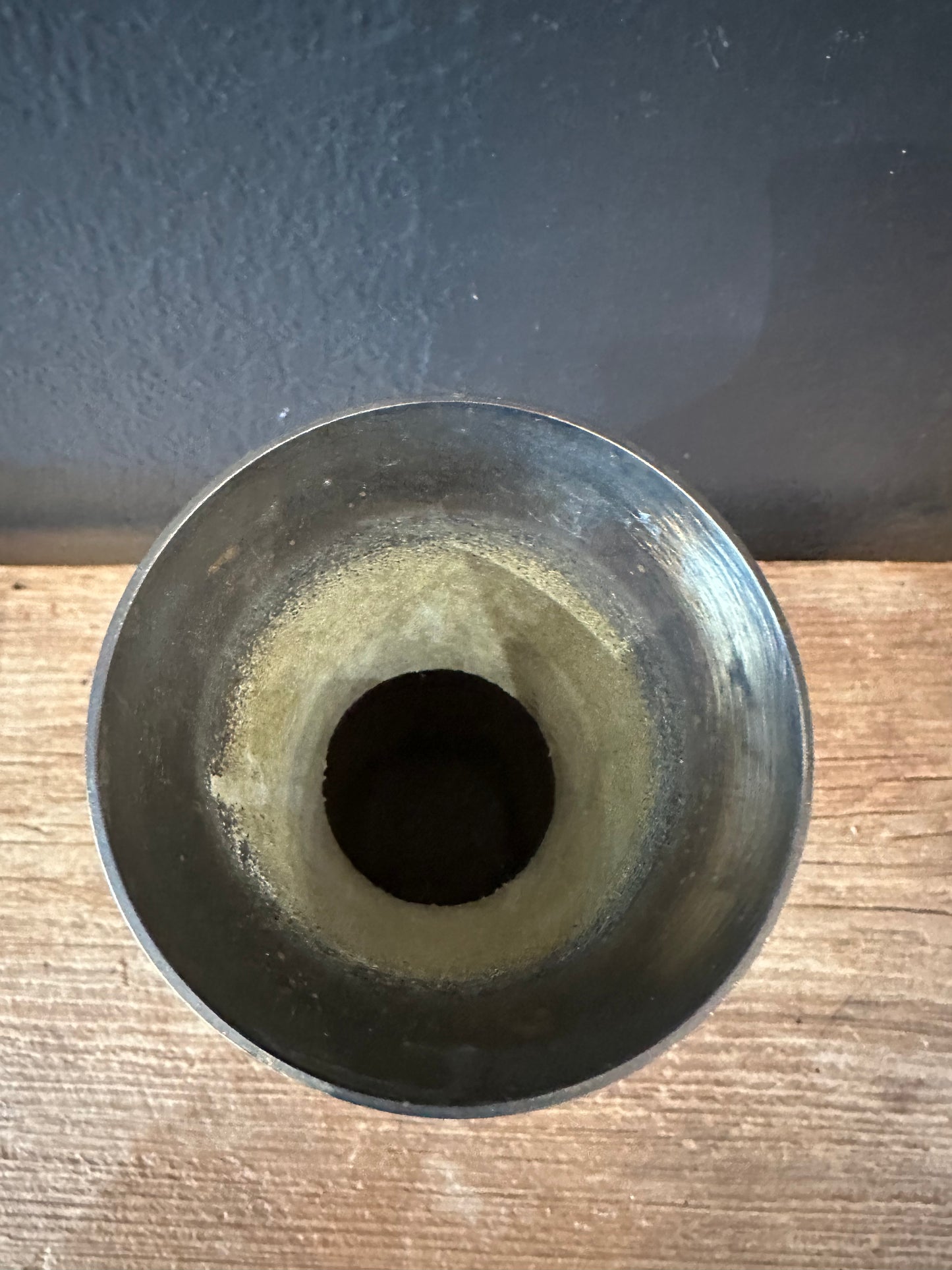Brass Etched Vase