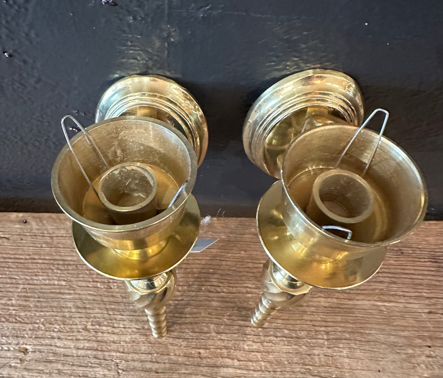 Vintage Brass Wall Sconces