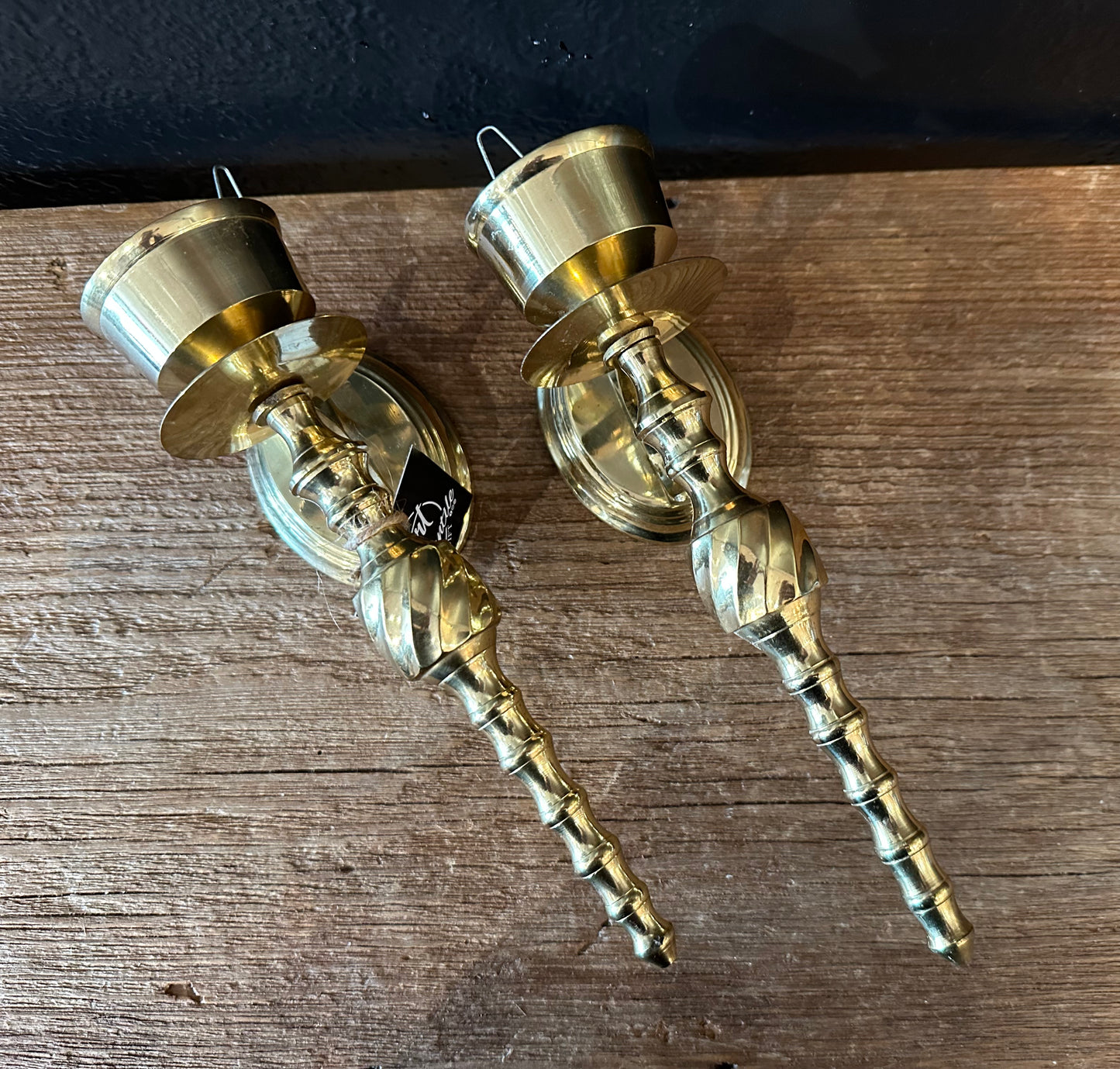 Vintage Brass Wall Sconces