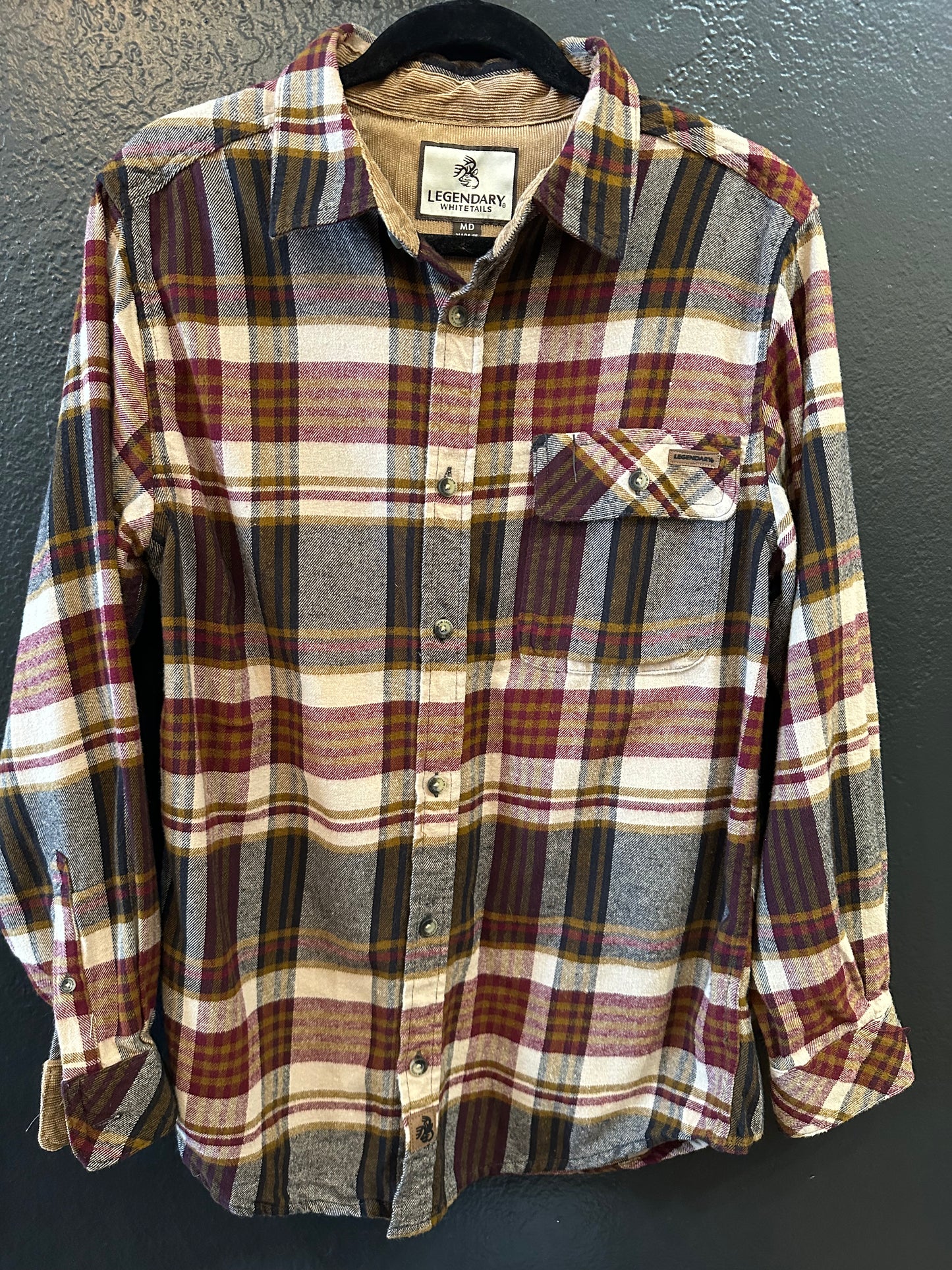 Legendary Whitetails Plaid Flannel