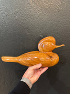 Carved Wood Duck