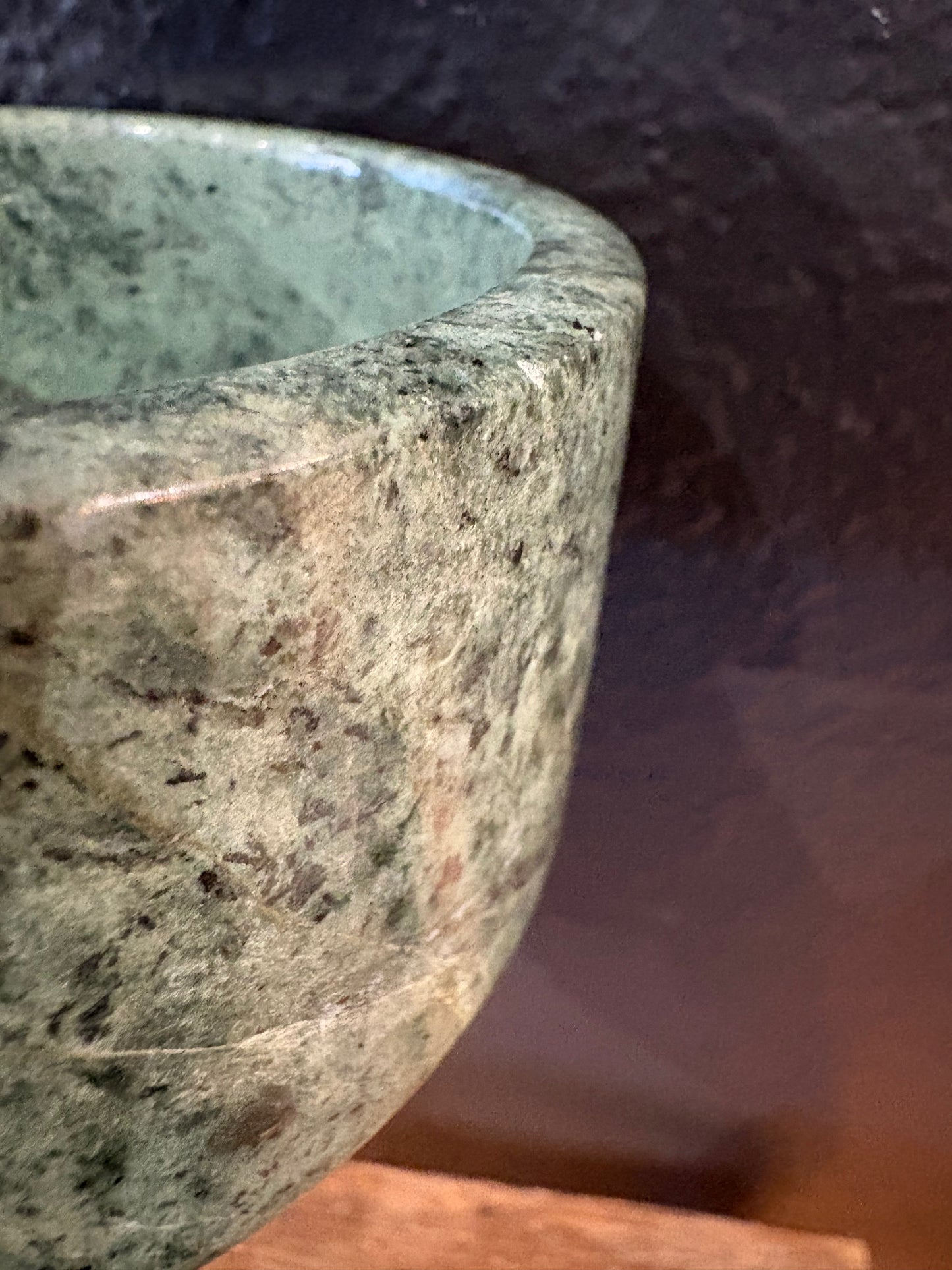 Vintage Green Marble Dish