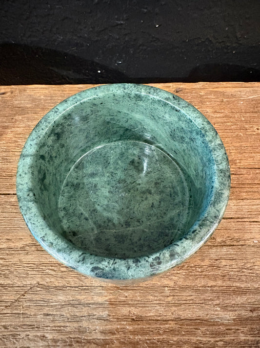 Vintage Green Marble Dish