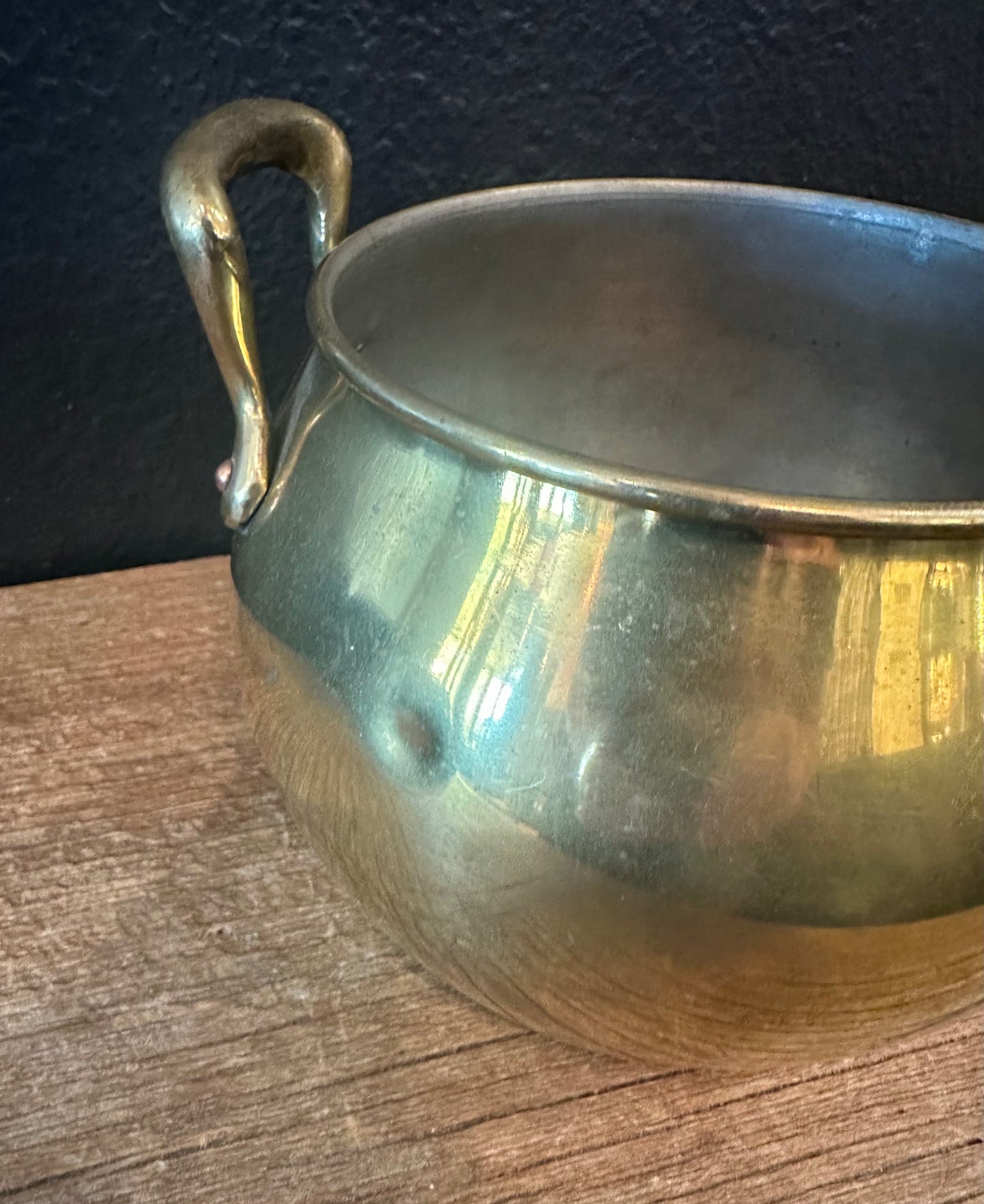 Vintage Brass Pot