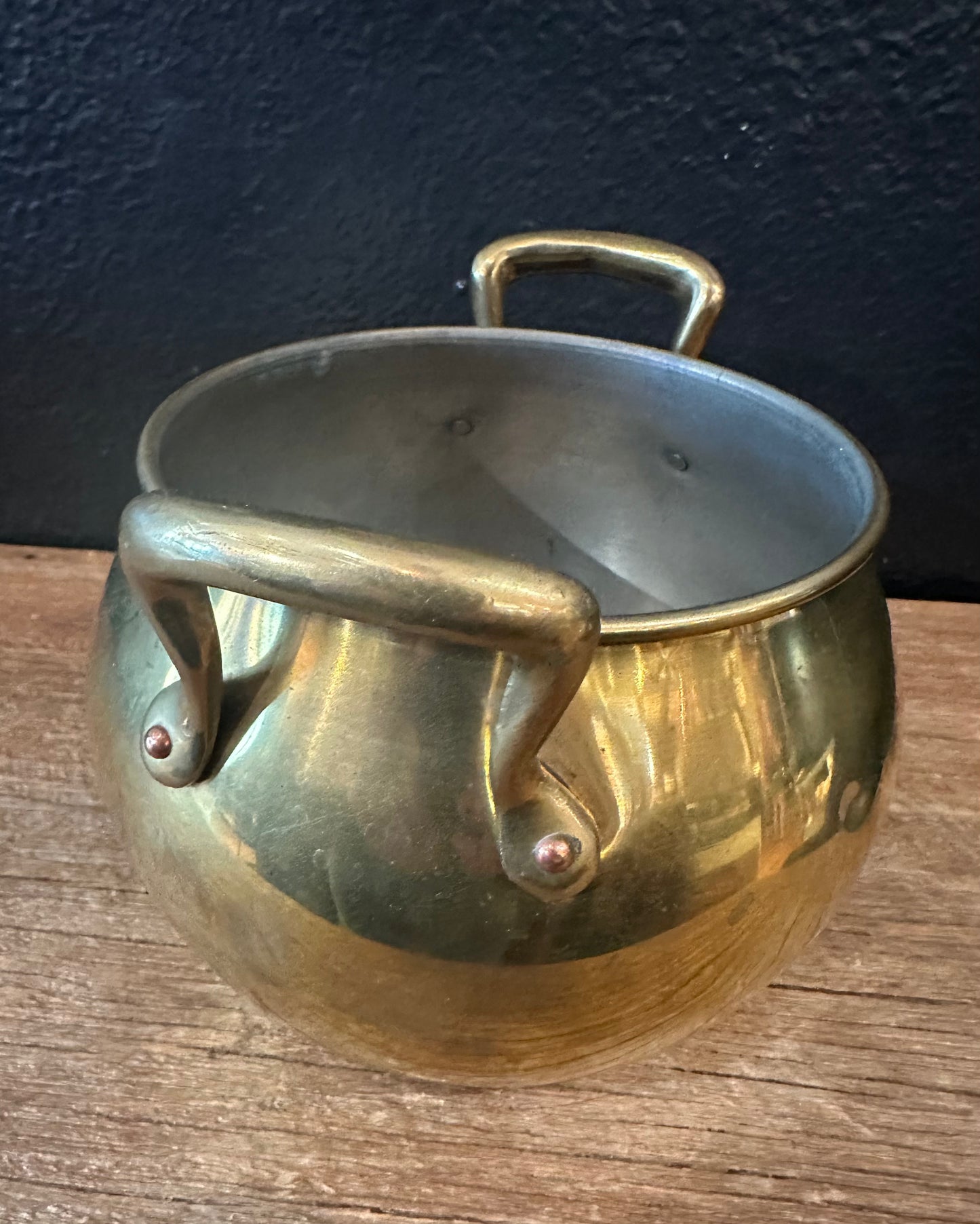 Vintage Brass Pot