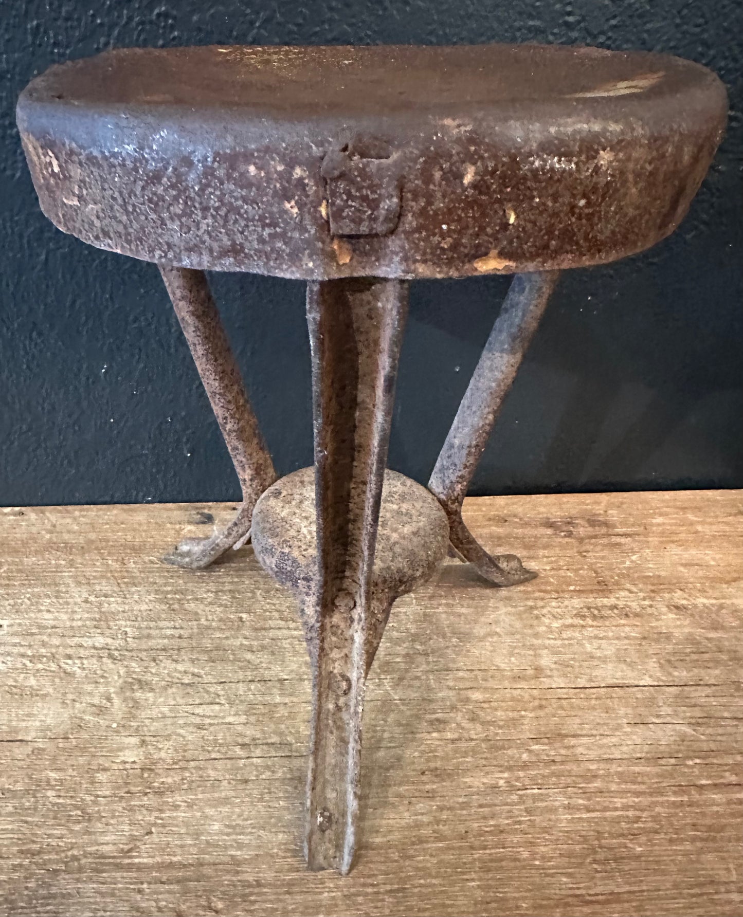 Antique Milking Stool | Star Accent