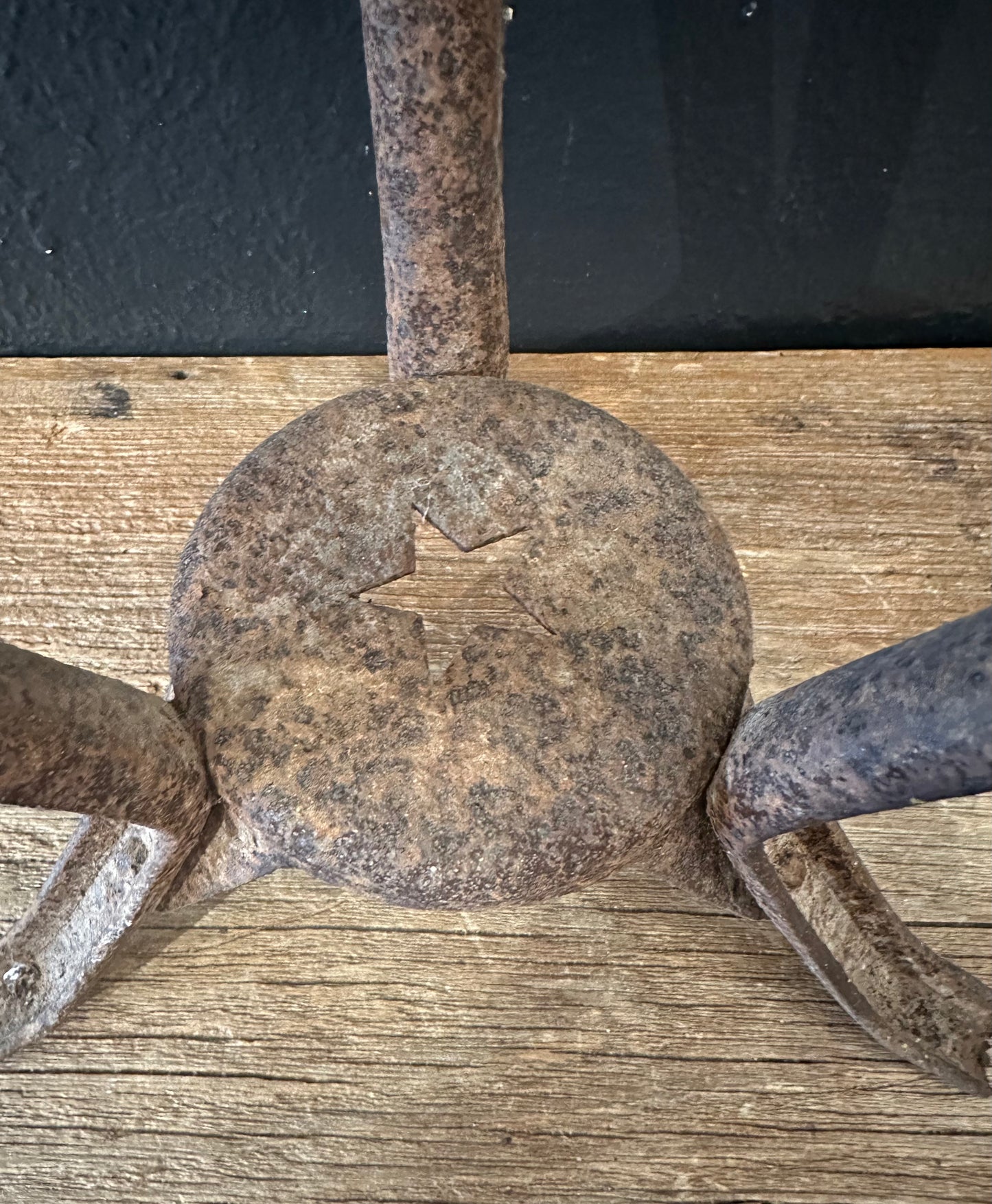 Antique Milking Stool | Star Accent