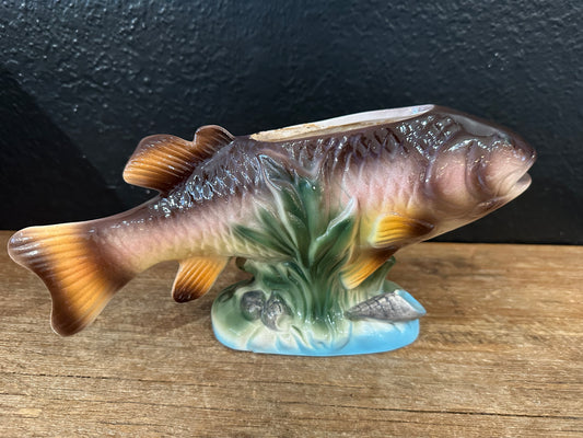 Vintage Trout Planter