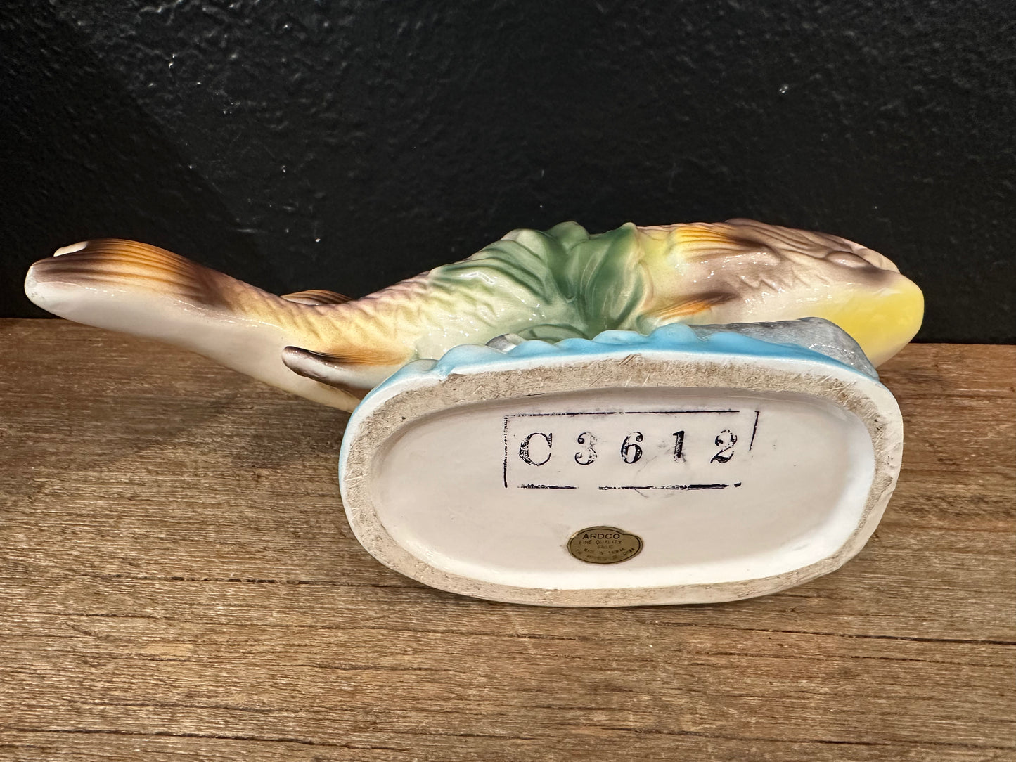 Vintage Trout Planter