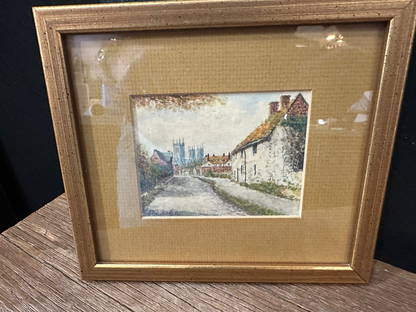 Framed Lincoln Cathedral Print