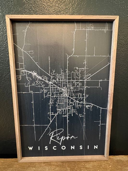 Ripon Wisconsin Coordinates Map