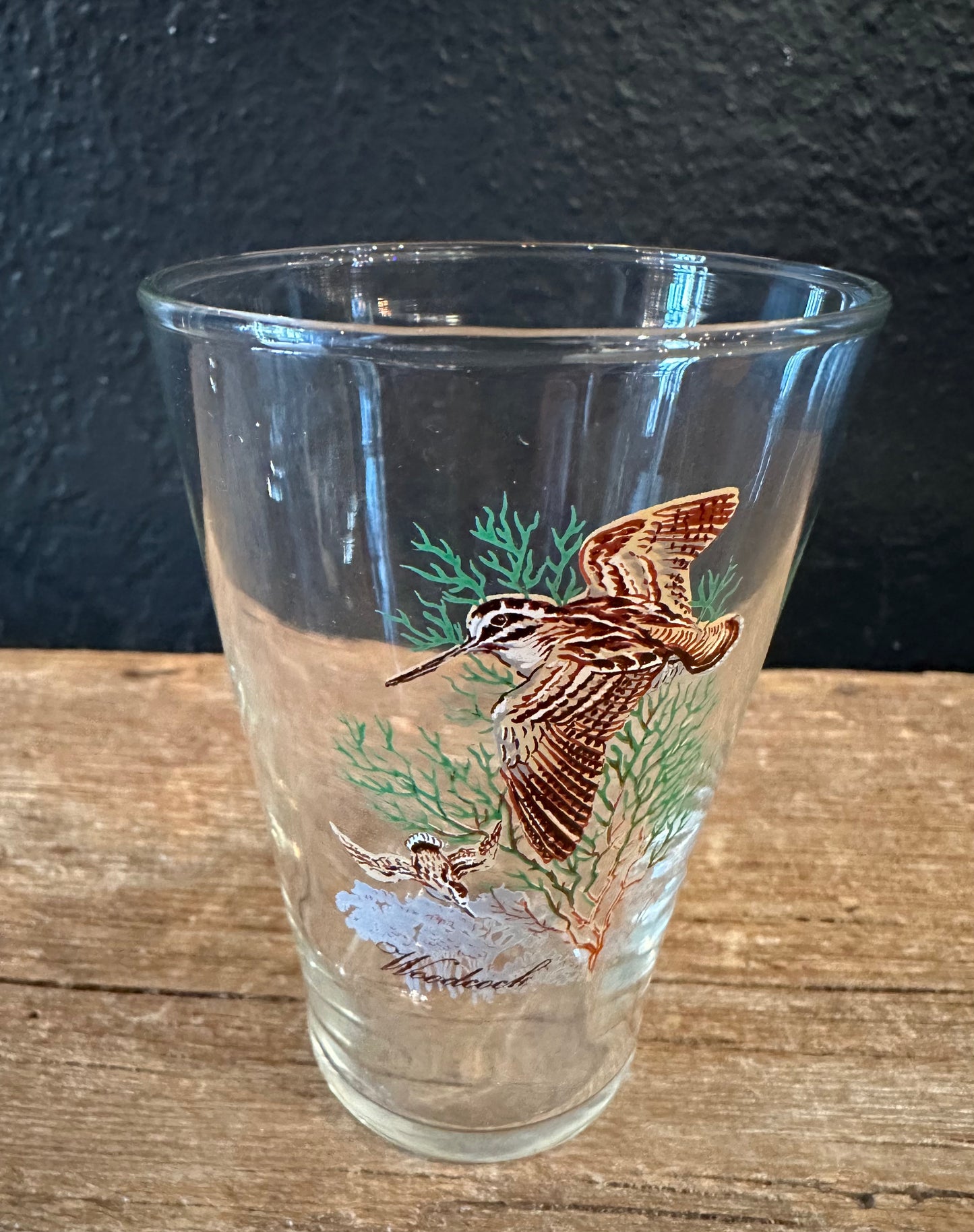 Vintage Waterfowl Glasses | Set Of 4