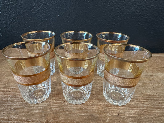 Vintage Pasabahce Cordial Glasses | Set Of 6