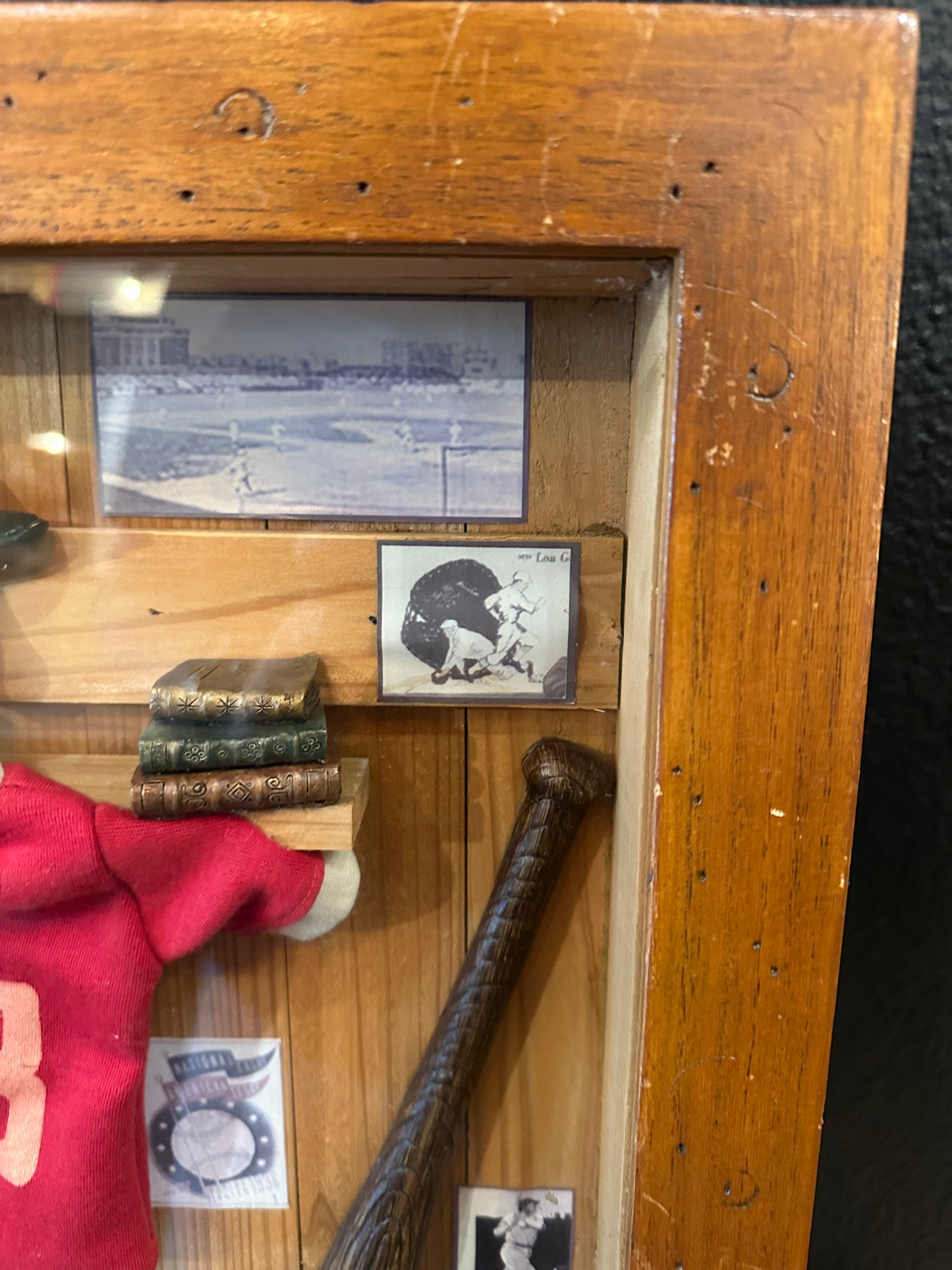 Baseball Themed Shadow Box